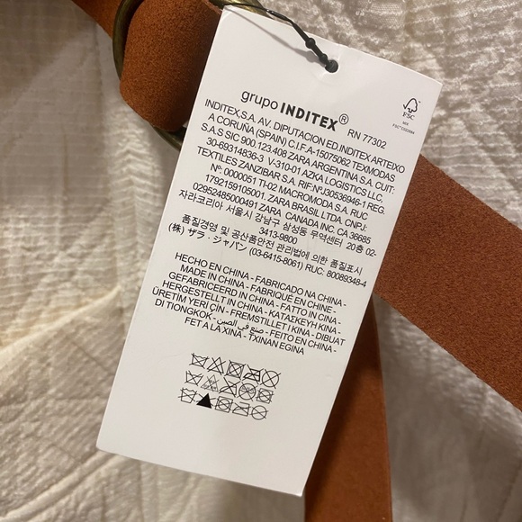 Zara Belted Sweater Jacket Cardigan Size M-L NWT - Picture 5 of 15